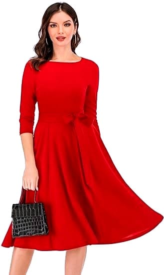 red christmas dress for women