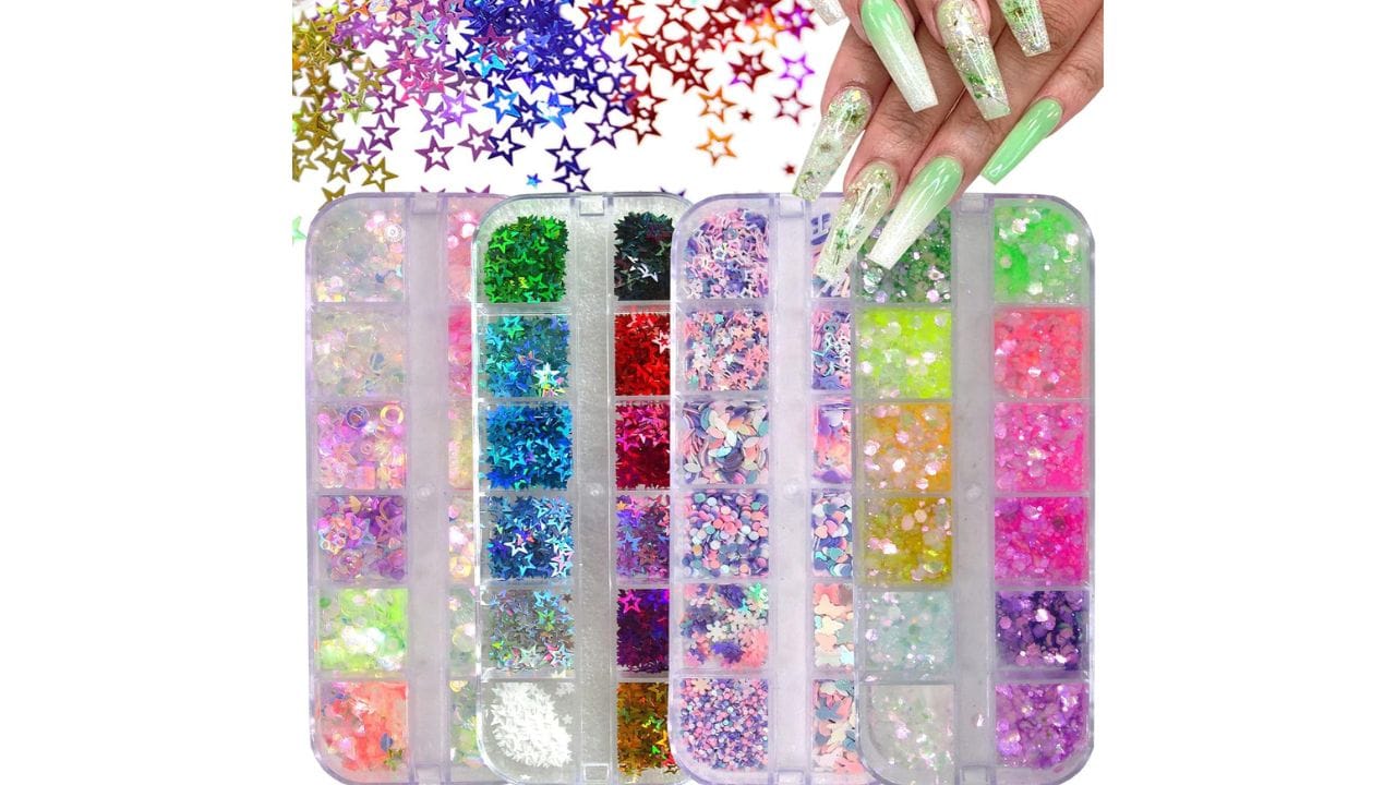 nail art glitter