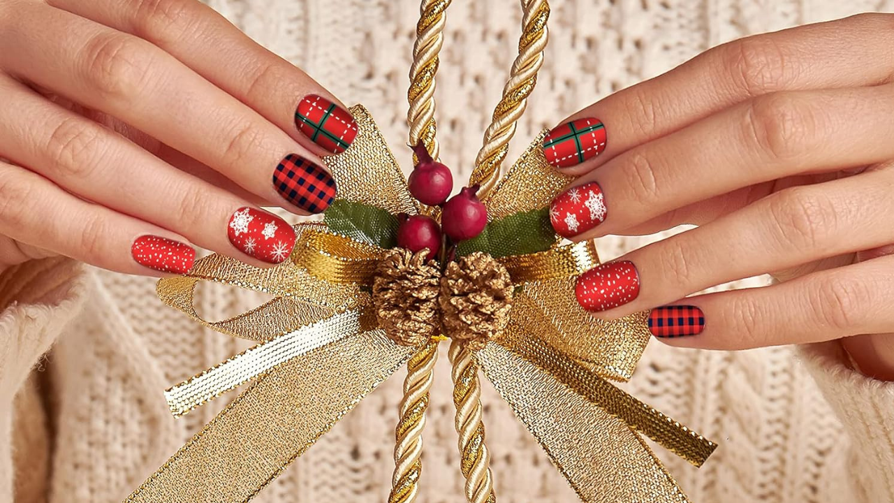 Christmas nail wraps