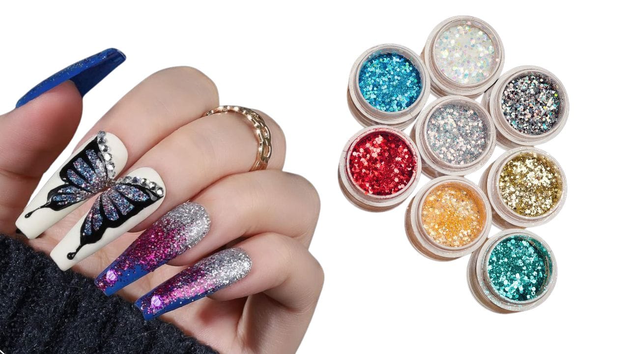 nail art glitter