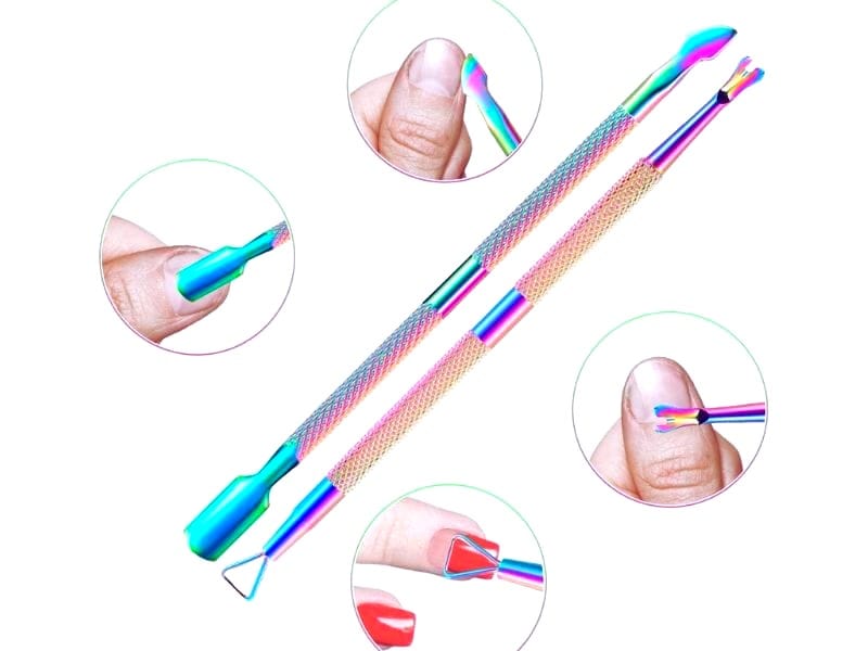 How can I sharpen my cuticle pusher at home