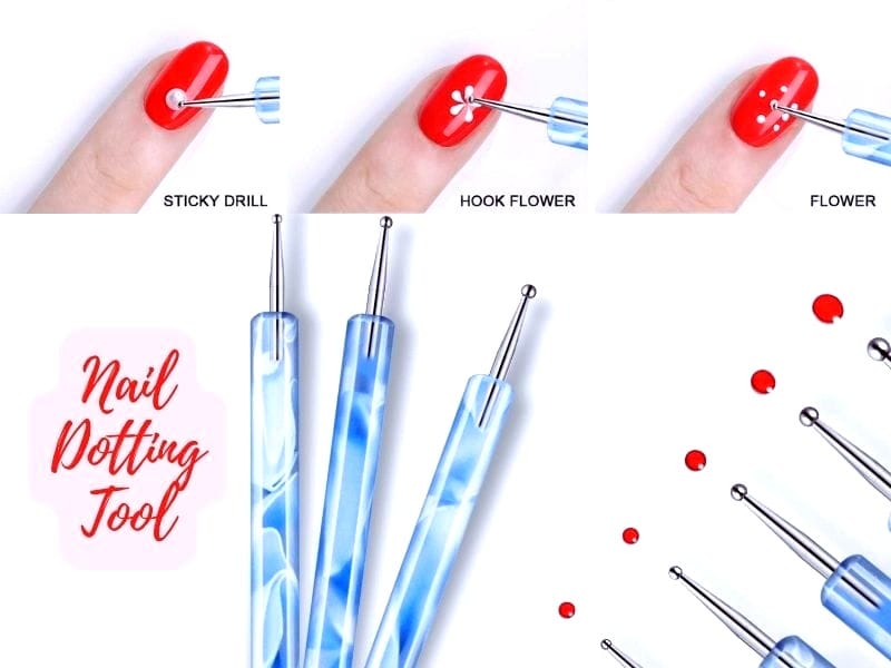 How to make a dot nail design