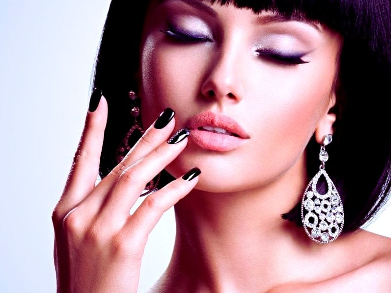 Is black nail polish classy