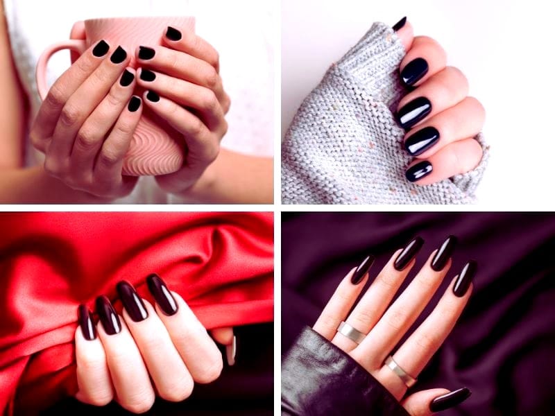 Is black gel polish harder to cure