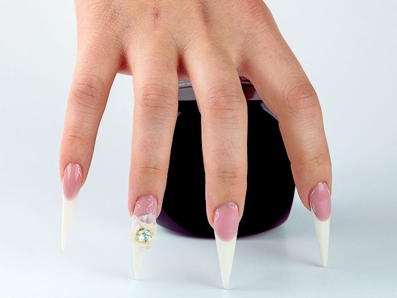 what is acrylic nail wiith tips
