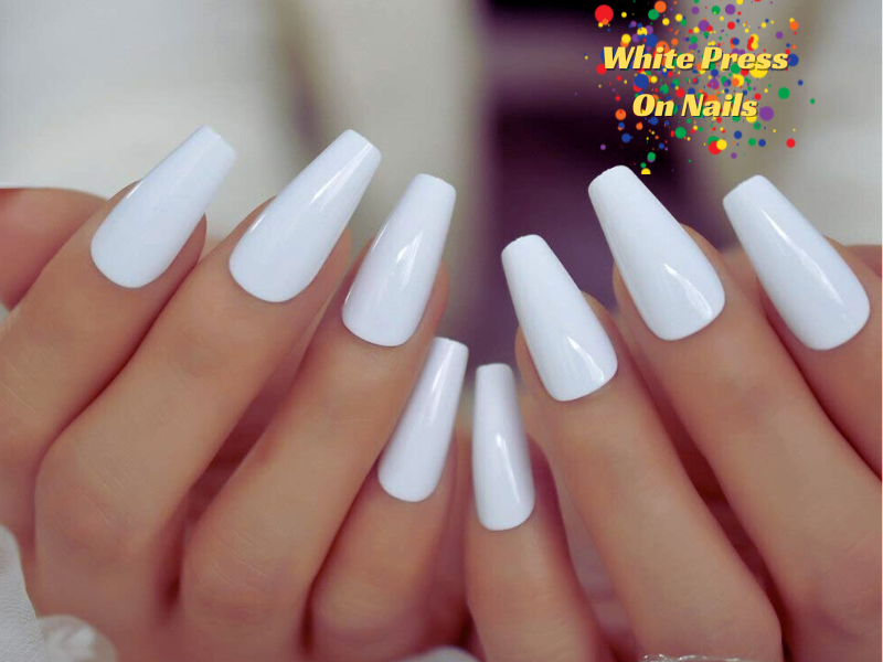 How do you clean white press on nails