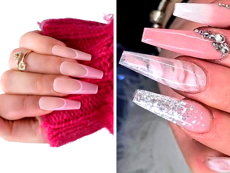 What colors look best on coffin nails