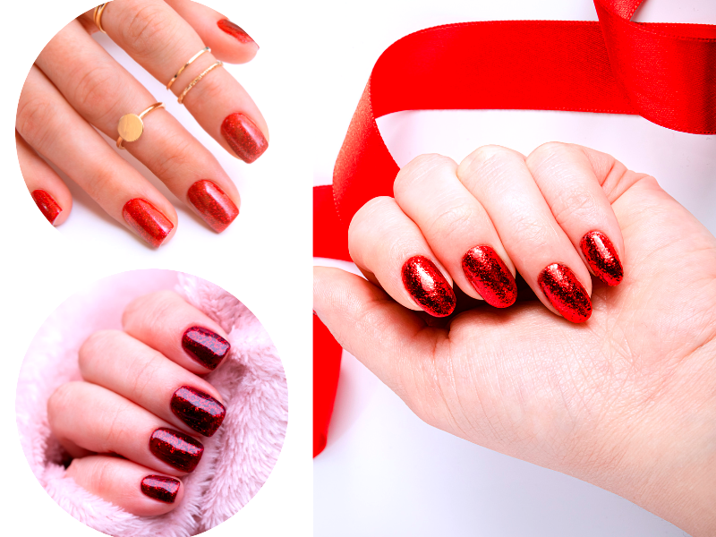 What shape is best for red nails