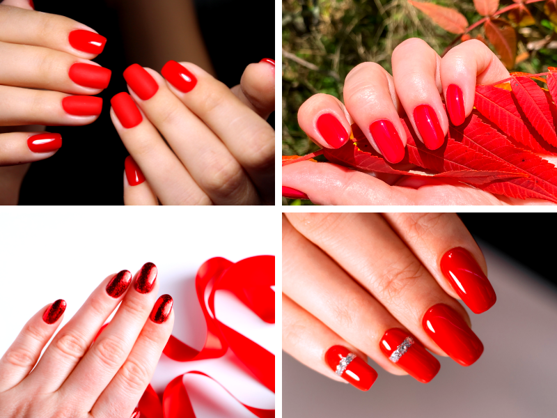 What shape is best for red nails