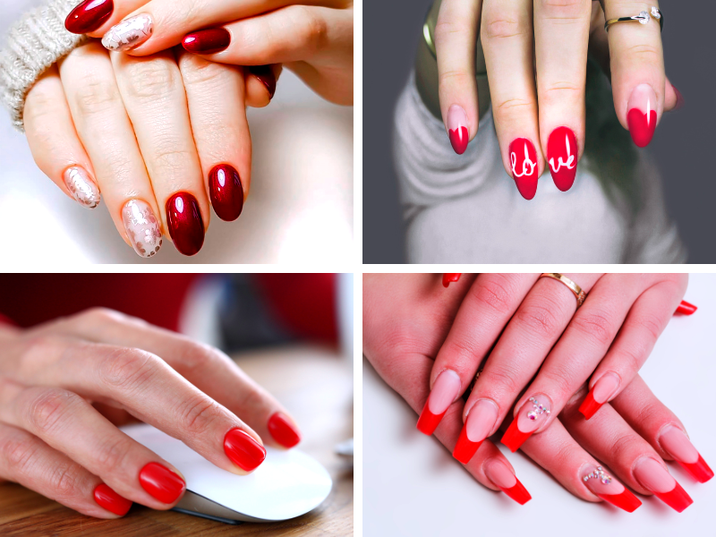 Why were red nails so popular