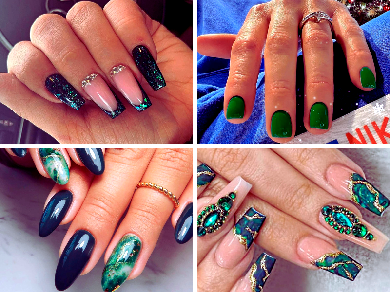 how to make emerald green nail polish