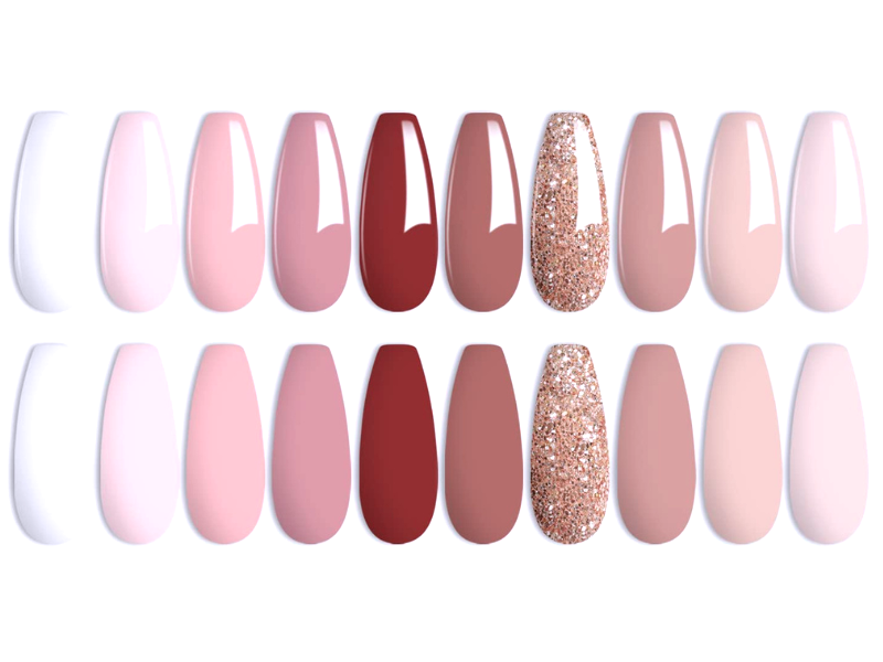 Are there different shades of nude gel nail polish