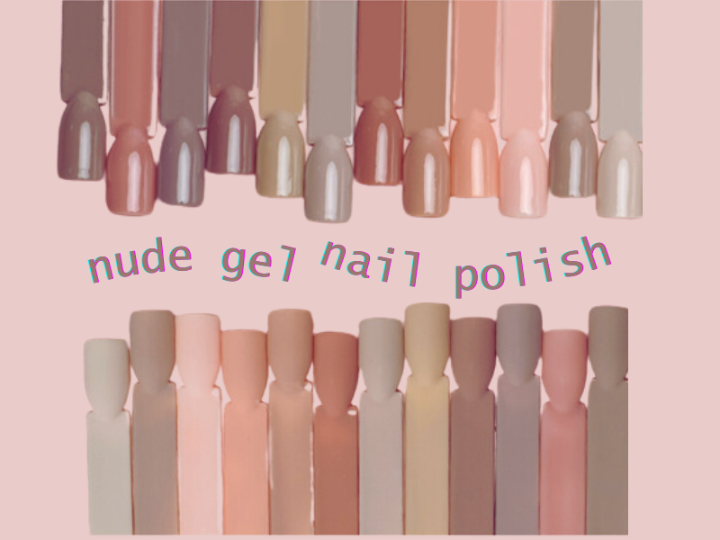 Are there different shades of nude gel nail polish