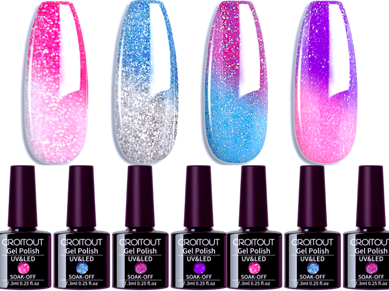 How do you apply color changing polish