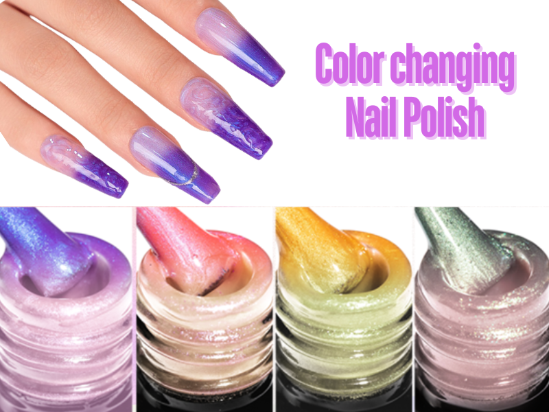 How does color changing nail polish work