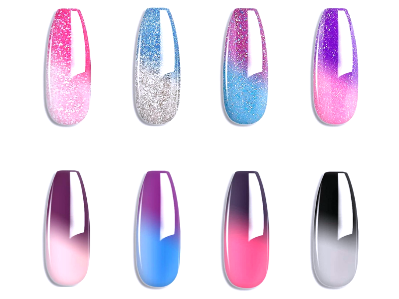 How does color changing nail polish work