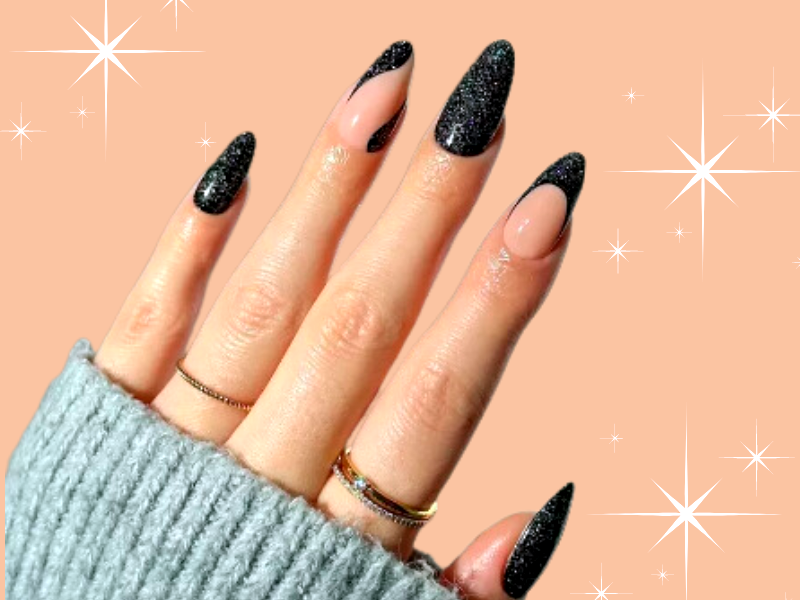 Is black glitter nail polish appropriate for all occasions