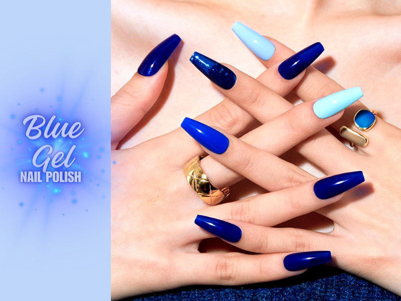 Is blue gel nail polish suitable for all seasons