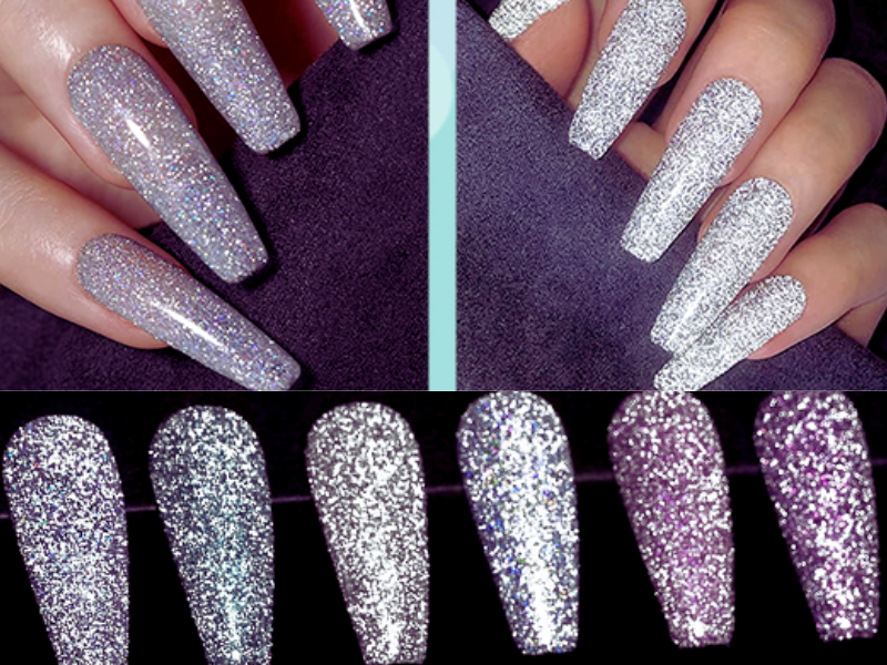 What is glitter gel for nails