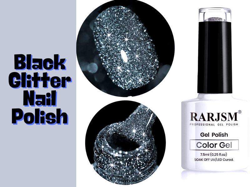 Does black glitter nail polish chip easily