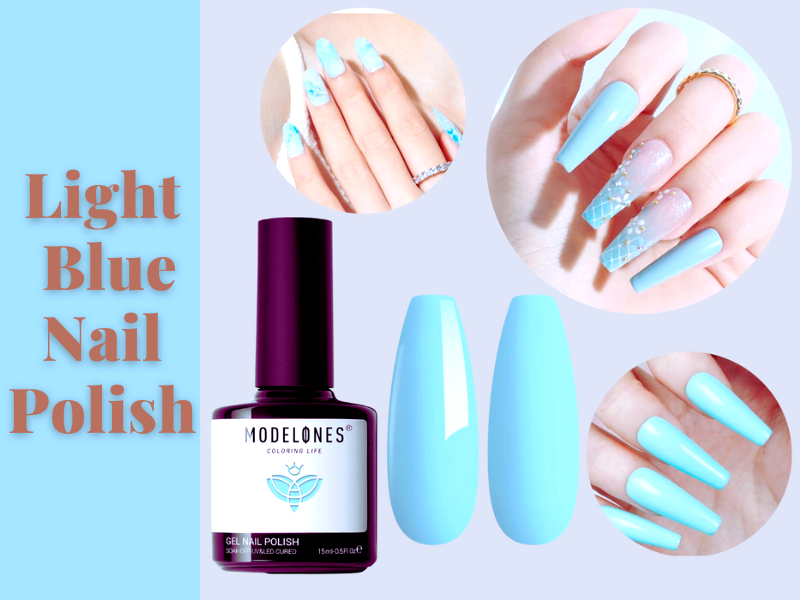 Is light blue nail polish flattering