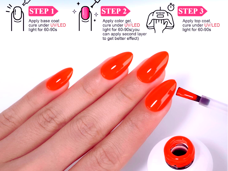 Is neon orange a good nail color