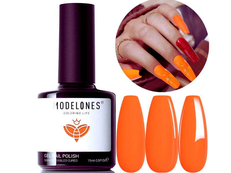 Is neon orange a good nail color