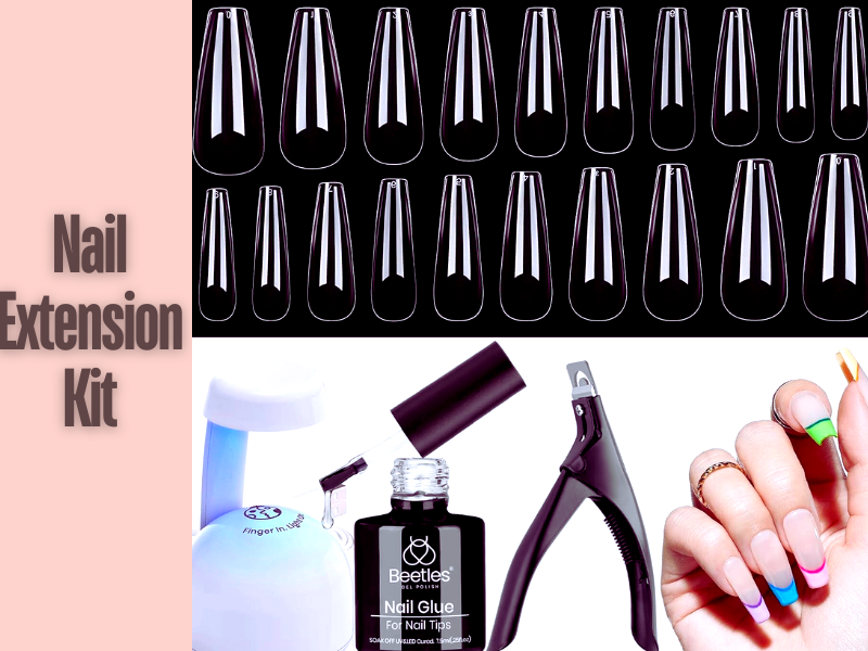 What is included in a nail extension kit