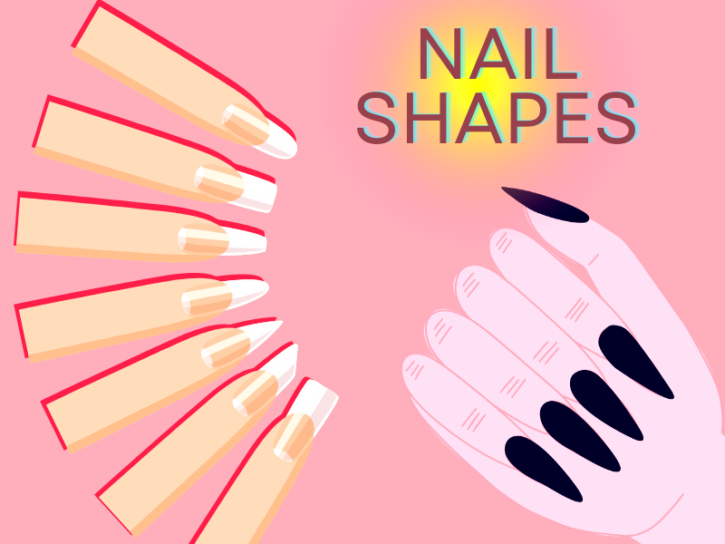 What sets ombre stiletto nails apart from other nail shapes