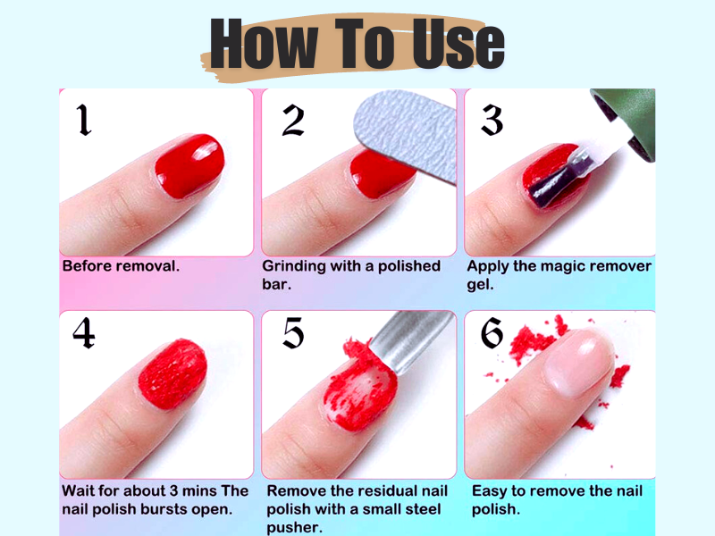 gel nail polish remover