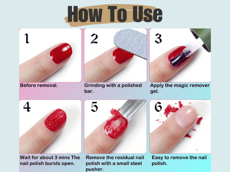 gel nail polish remover