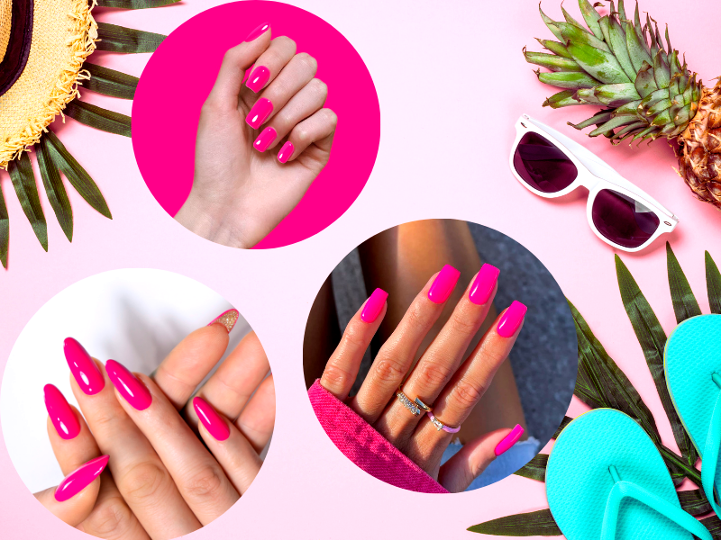 what does hot pink nail polish symbolize