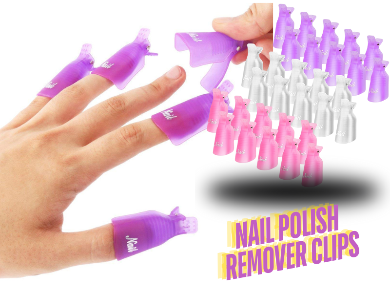 nail polish remover clips