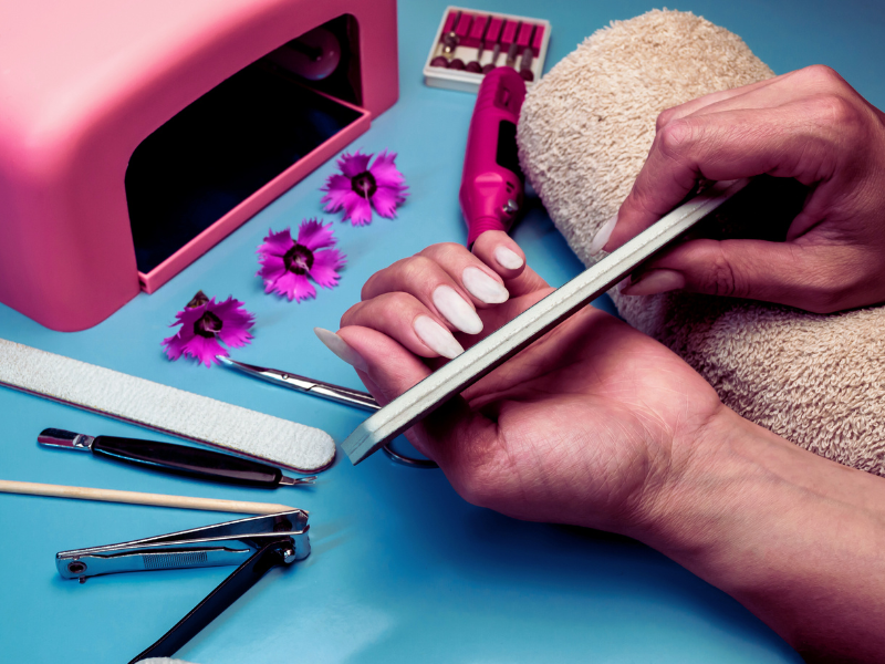 nail polish remover clips