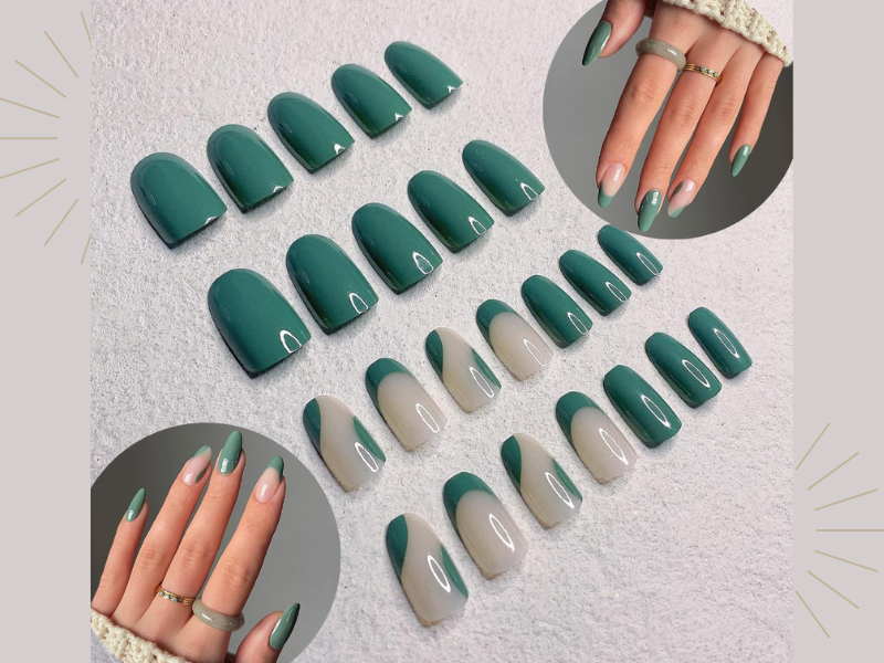 press on nail sticker