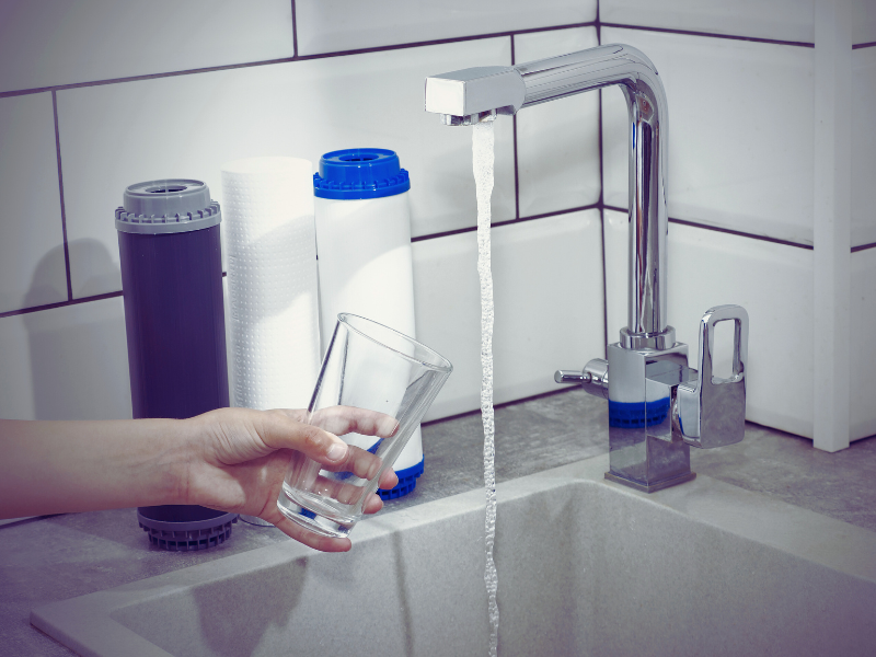 maintenance of countertop water filter