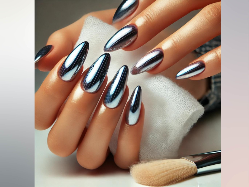 Cleaning Up: Perfecting Your Fall Chrome Nails