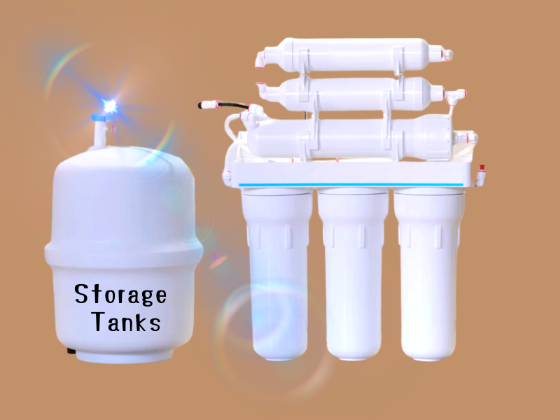 reverse osmosis water filter storage tanks