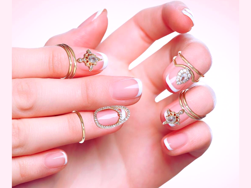 nail rings and nail art