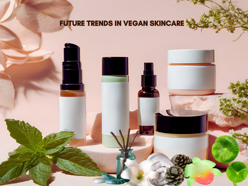 Future trends in vegan skincare products with natural elements.