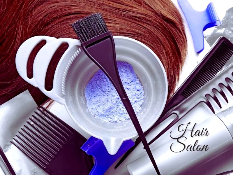 Hair salon essentials showcasing cruelty-free haircare and professional hair tools for ethical beauty.