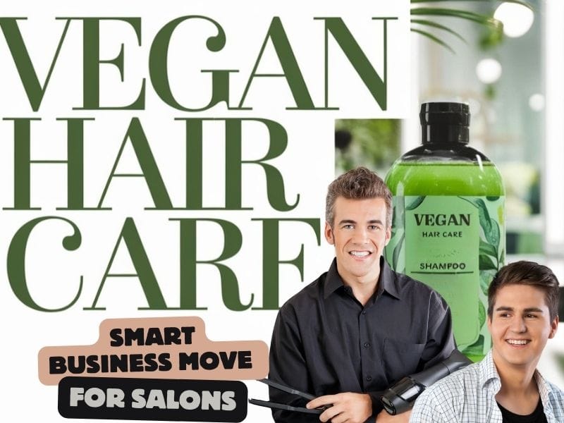 Salon professionals endorsing vegan hair products for healthy, dandruff-free hair.