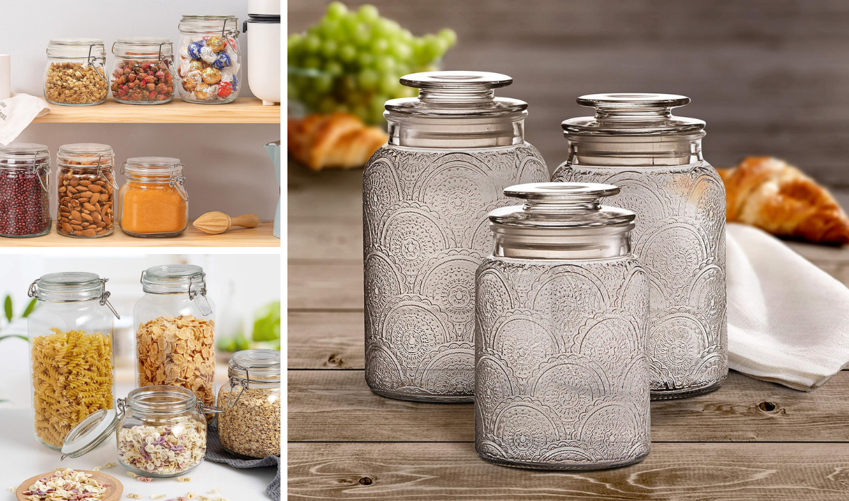 5 Glass Kitchen Canisters: Get Your Kitchen Organized In Style!