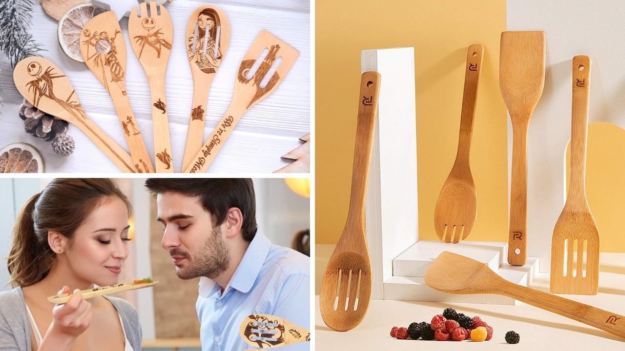 Eco-Friendly Bamboo Cooking Utensil Set: Enhance Your Culinary Experience