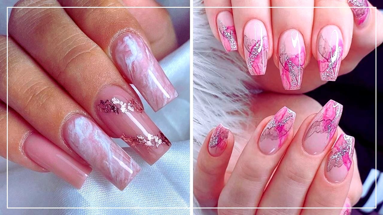Can you do marble nails with gel