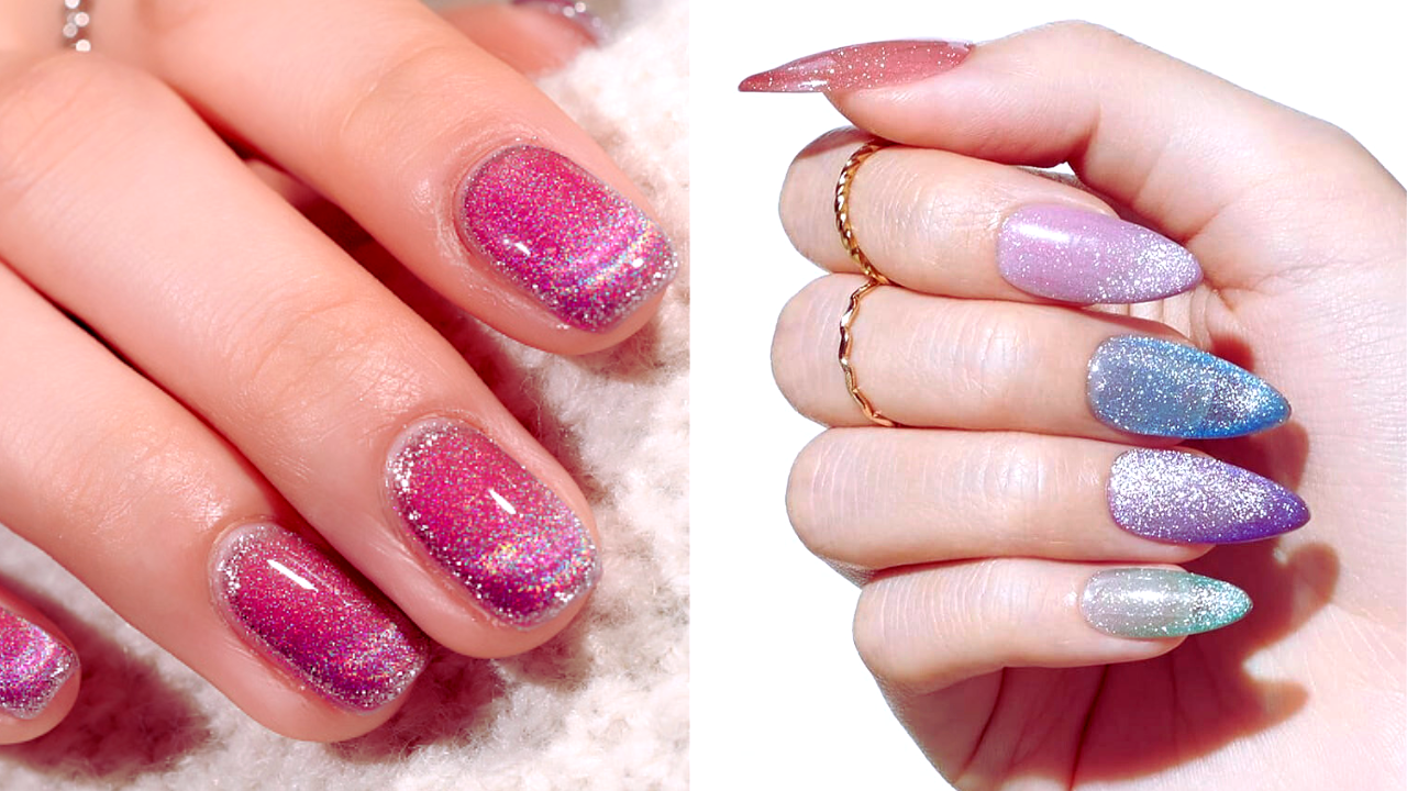 How to do holographic nails