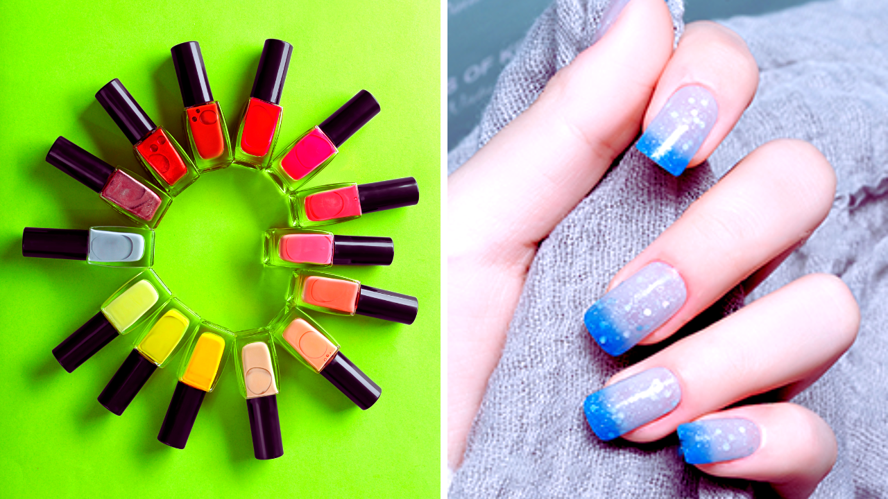 What does it mean when nail polish changes color