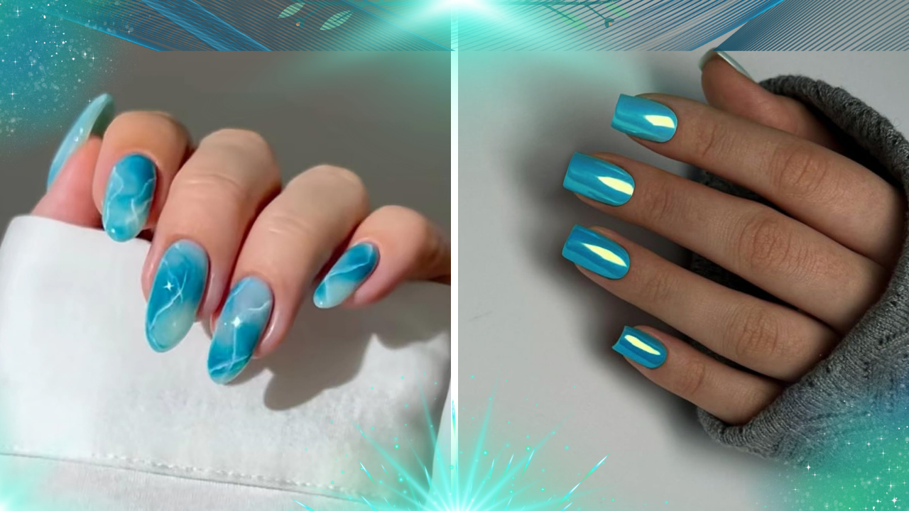 Are Teal Acrylic Nails Fashionable?