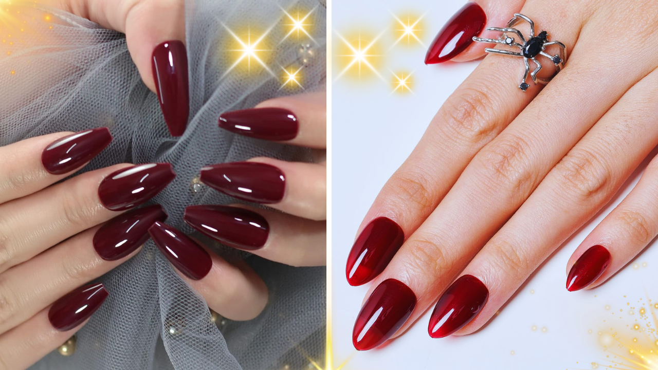 Why Are Dark Red Acrylic Nails So Popular?