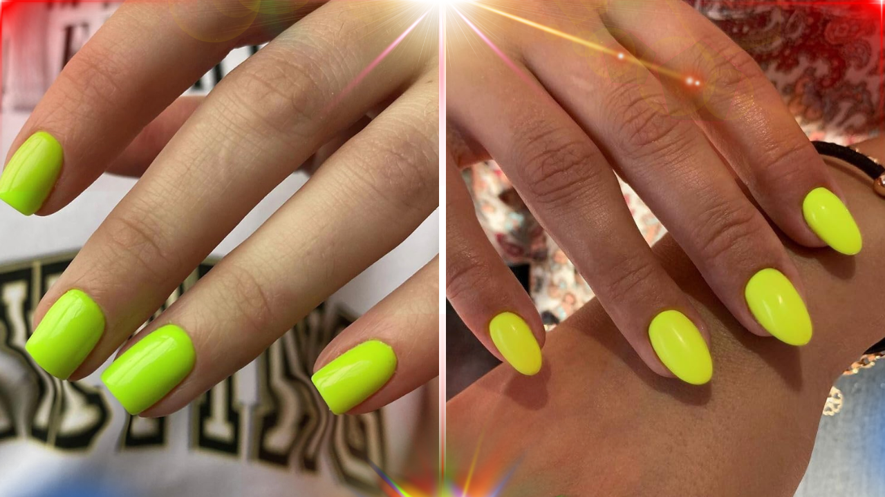 What Are Acrylic Neon Nails?